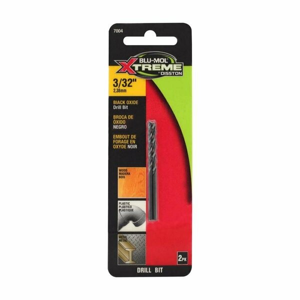 Blu-Mol Xtreme DRILL BIT BLACK OXID 3/32in. E0217004